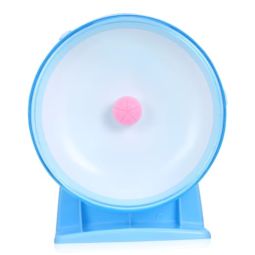 INOOMP Laufradspielzeug Hamster Übungsspielzeug Für Haustiere Für Kleintiere Hamster Spinner Hamster Plattform Hamster Rad Hamster Kleintierspielzeug Hamster Kleintier Übungsrad PVC Blau von INOOMP