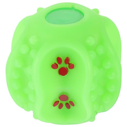 INOOMP Leckerli-Spender Für Hundebälle Hundespielzeug Quietschendes Kauspielzeug Für Hunde Langsamer Futterspender Kauball Für Welpen Futterspender Robuster Leckerbissenball Für Hunde von INOOMP
