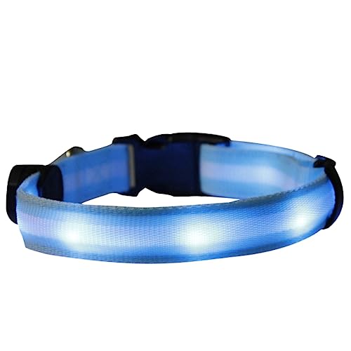 INOOMP Adjustable Nylon Hundehalsband Leuchtendes Sicherheits-Halsband Für Hunde Mit LEDs Blau Für Bessere Sichtbarkeit Im Dunkeln Für Nächtliche INOOMP Adjustable Nylon Hundehalsband Leuchtendes Sicherheits-Halsband Für Hunde Mit LEDs Blau Für Bessere Sichtbarkeit Im Dunkeln Für Nächtliche von INOOMP