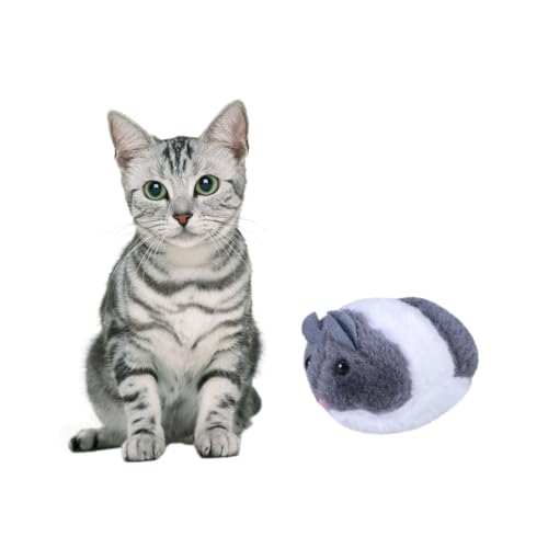 INOOMP Mäuse Spielzeug Katzenspielzeug Teaser Flauschige Kuscheltiere Kätzchen Spielzeug Chimmy Plüsch Spielzeuge Plüschtier Spielzeug für Haustiere Katze Teaser kauen Katzen-Teaser von INOOMP