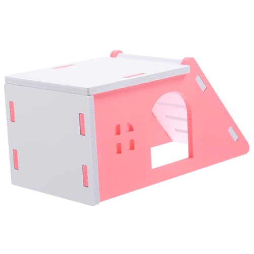 INOOMP PVC-Material Hamsterhaus Meerschweinchen Versteck Rattenversteck Kleintierkäfig Komfortabler Wohnraum Für Haustiere von INOOMP