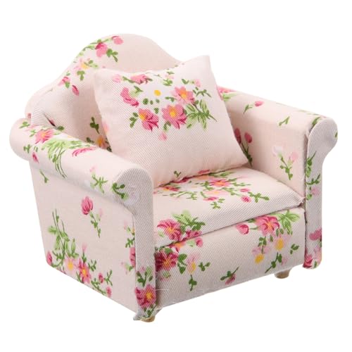 INOOMP Miniatur Sofa für Kleine Haustiere Gemütliches Mini Sofa für Hamster Meerschweinchen Chinchillas Kleines Kuschelsofa zum Ausruhen und Dekoratives Kleintiermöbel von INOOMP