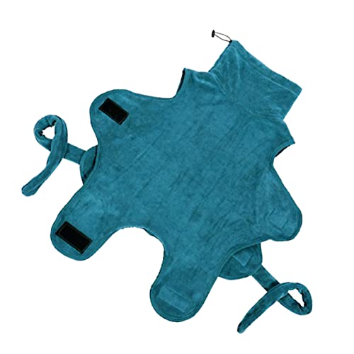 INOOMP Stilvoller Hundemantel-Bademantel Ultraweicher Plüschmantel Für Haustiere Schnelltrocknender Waschbarer Bademantel Haustier-Pyjama Größe L von INOOMP