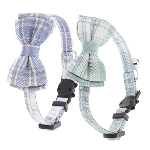 INOOMP -Pack Verstellbare Katzenhalsbänder mit Sicherheitsverschluss und Glocke Design für Kätzchen für Besondere Anlässe und Täglichen Gebrauch Weißes INOOMP -Pack Verstellbare Katzenhalsbänder mit Sicherheitsverschluss und Glocke Design für Kätzchen für Besondere Anlässe und Täglichen Gebrauch Weißes von INOOMP