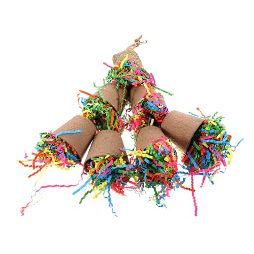 INOOMP Vogel-zerkleinerungsspielzeug Zum Aufhängen Für Papageien Käfig-beißen-Spielzeug Für Vögel Hängendes Vogelspielzeug Zum Kauen Und Spielen von INOOMP