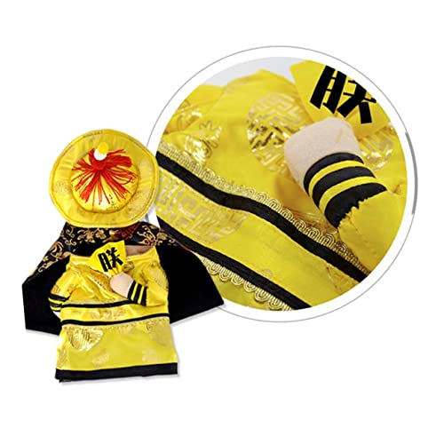 INOOMP Partykleidung für Haustiere Kostüme für Welpen lustige Kostüme Denim Kleider Piratenkostü Party-Hundetuch Hundemantel Kleiner Hund Verwandlungs-Outfit Gitarre Hundekleidung von INOOMP