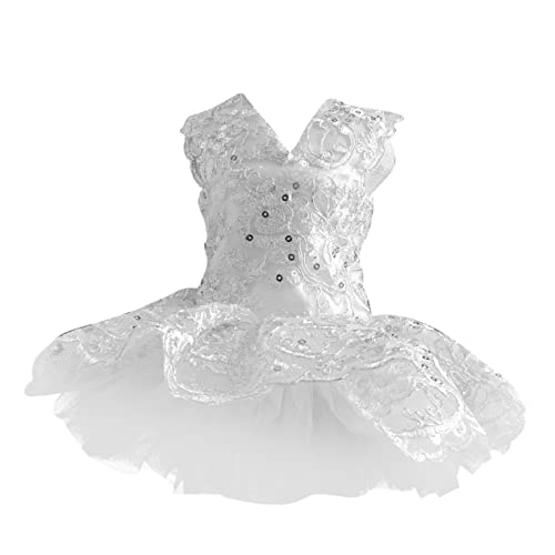 INOOMP Kurzes Kleid Spitzenrock für Haustiere Exquisite Nähte Einfacher Verschluss für Hochzeiten Partys Im Freien Größe Xs von INOOMP