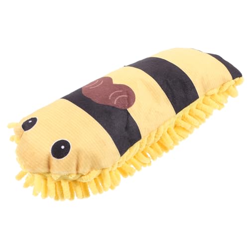 INOOMP Plüsch Hundespielzeug Bienenform Kleines Welpen Kauspielzeug Zahnreinigendes Kuscheltier für Kleine Hunde Vielseitiges Langlebiges Beißspielzeug zur Beschäftigung von INOOMP