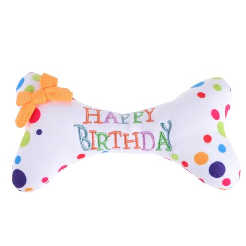 INOOMP Plüschknochen pummeluff Kuscheltier pet Supplies hundeplüschspielzeug Dog Toy Leckereien für Welpen Kauspielzeug für Hunde Partyzubehör für Hundegeburtstage Plüschtiere Colorful von INOOMP