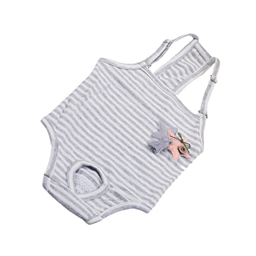 INOOMP Puppy Diaper für Hündinnen Hochsaugfähige Waschbare und Wiederverwendbare Hygienehose mit Trägern für Mädchenhunde INOOMP Puppy Diaper für Hündinnen Hochsaugfähige Waschbare und Wiederverwendbare Hygienehose mit Trägern für Mädchenhunde von INOOMP