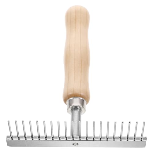 INOOMP Dematting-bürste Für Pferde Und Hunde Entfilzungswerkzeug Mit Holzgriff Effektive Pflegebürste Für Lose Und Schmutz Für Haustierpflege Und Pferdepflege INOOMP Dematting-bürste Für Pferde Und Hunde Entfilzungswerkzeug Mit Holzgriff Effektive Pflegebürste Für Lose Und Schmutz Für Haustierpflege Und Pferdepflege von INOOMP