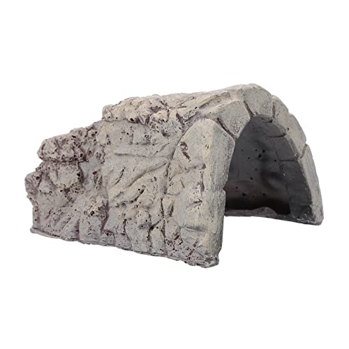 INOOMP Elegante Reptil Rock Harz Versteck Höhle Für Schlangen Pet Box Schmuck Hohe Haltbarkeit von INOOMP