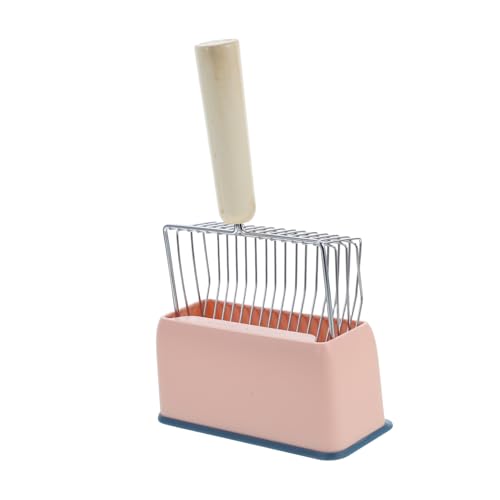 INOOMP Schaufel für Katzenstreu Abfallschaufel mit langem Griff Katzenstreu Müllsschopfmetall Welpenstreu Schaufel Edelstahl -Müllschugel Metal Cat Scoop Holz Rosa INOOMP Schaufel für Katzenstreu Abfallschaufel mit langem Griff Katzenstreu Müllsschopfmetall Welpenstreu Schaufel Edelstahl -Müllschugel Metal Cat Scoop Holz Rosa von INOOMP