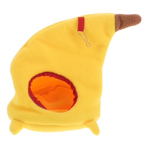 INOOMP Banana Hamster Hängematte Warmes Schlafsack-Nest Für Kleintiere Für Meerschweinchen Chinchillas Und Hamster Langlebigem Baumwollmaterial Gemütliches Design Für Ultimativen von INOOMP