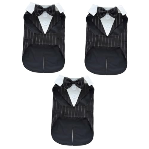 INOOMP 3 Stücke Haustier Für Hund Hochzeit Anzug Welpen Formelle Kleidung Modische Stilvolle Haustier Zubehör INOOMP 3 Stücke Haustier Für Hund Hochzeit Anzug Welpen Formelle Kleidung Modische Stilvolle Haustier Zubehör von INOOMP