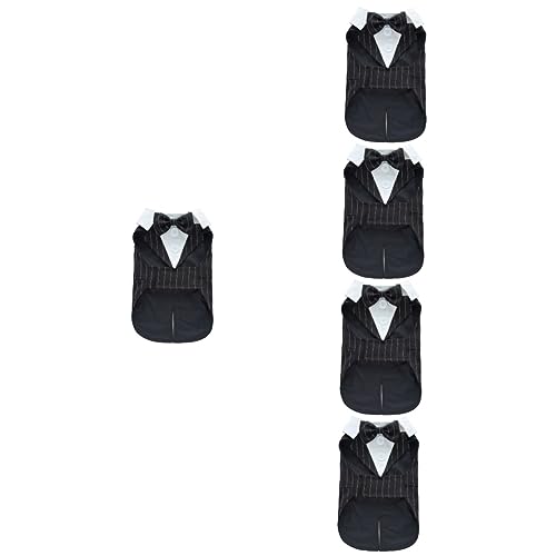 INOOMP 5 Stücke Gentleman Hund Formale Für Welpen Waschbar Hochzeit Anzug Pet Decor Stilvolle Hund Kleidung INOOMP 5 Stücke Gentleman Hund Formale Für Welpen Waschbar Hochzeit Anzug Pet Decor Stilvolle Hund Kleidung von INOOMP