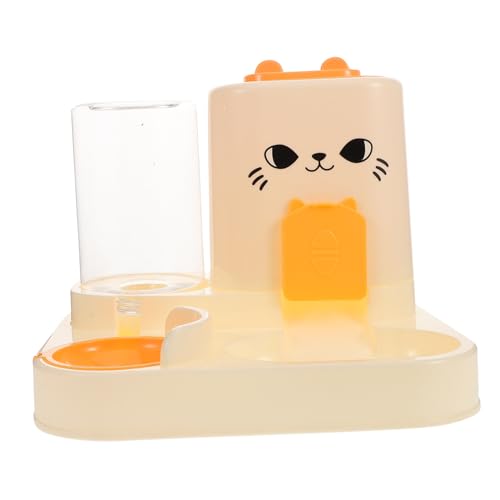 INOOMP Schwerkraft Futter Und Wasserspender Für Katzen 2 In 1 Automatische Tränke Für Haustiere Futternäpfe Aufbewahrung Von Tiernahrung Für Kleine Hunde Welpen Katzen Kätzchen von INOOMP
