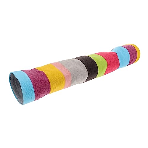 INOOMP Haustier-röhrenspielzeug Meerschweinchen- Und Hamsterspielzeug Faltbares Design Leuchtende Regenbogenfarben REGT Zum Erkunden An von INOOMP