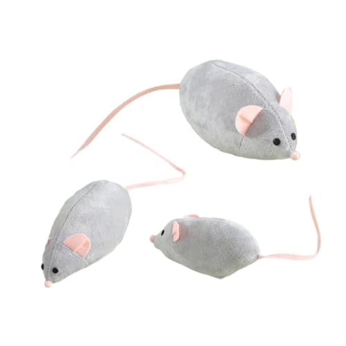 INOOMP 3 Stücke Katze Quietschende Apportier Spielzeug Smart Elektrische Katze Teaser Interaktive Mäuse Modell Für Haustier Kätzchen Katze Kauen Spielzeug INOOMP 3 Stücke Katze Quietschende Apportier Spielzeug Smart Elektrische Katze Teaser Interaktive Mäuse Modell Für Haustier Kätzchen Katze Kauen Spielzeug von INOOMP