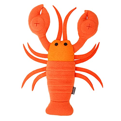 INOOMP Pet Dog Molar Toy Cartoon-Lobster Kauspielzeug Für Hunde Fördert Langsames Fressen Und Schnüffeltraining Zur Stressreduktion Und Beschäftigung von INOOMP