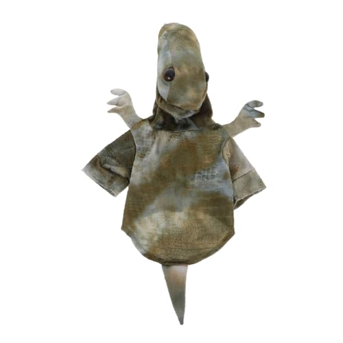 INOOMP Niedliches Dinosaurier-hundekostüm Aus Warmem Plüsch Lustiger Hoodie Für Haustiere Cosplay-Outfit Für Hunde Und Katzen Für Fotos Und Besondere Anlässe von INOOMP