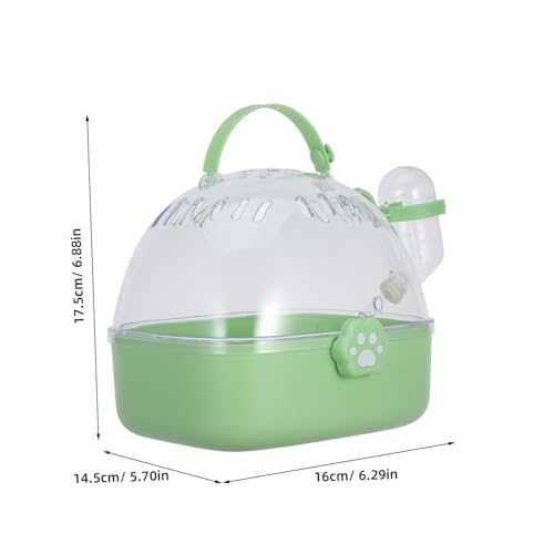 INOOMP Tragbarer Kleintierkäfig mit Integriertem Wasserspender Abs Robust Multifunktional für Hamster Kaninchen Vögel Perfekter Transportkäfig für Reisen und Outdoor Einsatz INOOMP Tragbarer Kleintierkäfig mit Integriertem Wasserspender Abs Robust Multifunktional für Hamster Kaninchen Vögel Perfekter Transportkäfig für Reisen und Outdoor Einsatz von INOOMP