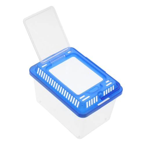 INOOMP Tragbares Aquarium mit Deckel Mini-Panzer Hamsterbecken großer Tank Kunststoff Aquarium Handtragbare Fischschale kleines Reptilienbecken Lagertanks aus Kunststoff Abs Blue INOOMP Tragbares Aquarium mit Deckel Mini-Panzer Hamsterbecken großer Tank Kunststoff Aquarium Handtragbare Fischschale kleines Reptilienbecken Lagertanks aus Kunststoff Abs Blue von INOOMP