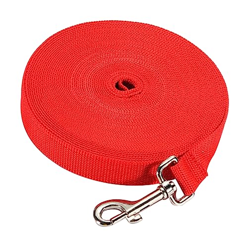 INOOMP Haustier-trainingsleine 15 M für Hunde Rotes Pp-Material Einfach Zu Verwenden für Das Welpentraining INOOMP Haustier-trainingsleine 15 M für Hunde Rotes Pp-Material Einfach Zu Verwenden für Das Welpentraining von INOOMP