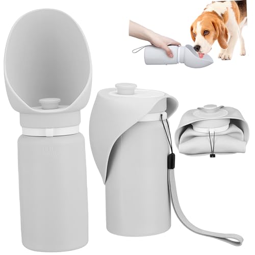 INOOMP Wasserspender für Hunde 550 Ml Tragbare Wasserspenderflasche für Haustiere Flexible Silikonschüssel für Outdoor-aktivitäten INOOMP Wasserspender für Hunde 550 Ml Tragbare Wasserspenderflasche für Haustiere Flexible Silikonschüssel für Outdoor-aktivitäten von INOOMP