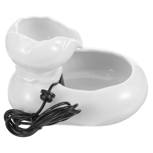 INOOMP Trinkbrunnen für Katzen pet Water Bowl trinkbrunnen Keramik für Katze Kleiner Wasserspender für Haustiere automatische Wasserzufuhr Katzen Trinken Katzenbrunnen aus Keramik USB INOOMP Trinkbrunnen für Katzen pet Water Bowl trinkbrunnen Keramik für Katze Kleiner Wasserspender für Haustiere automatische Wasserzufuhr Katzen Trinken Katzenbrunnen aus Keramik USB von INOOMP