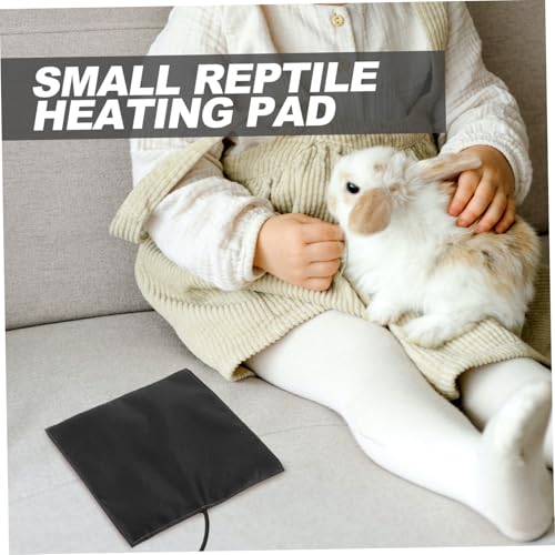 INOOMP USB Heizkissen für Haustiere Verstellbare Reptilien Heizmatte aus Kohlefaser Wiederverwendbare Sichere Wärmematte mit Temperaturregler für Hamster Vögel und Kleintiere im Winter von INOOMP