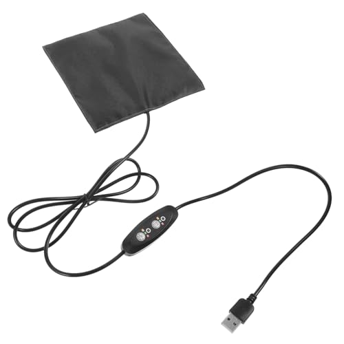 INOOMP USB Heizmatte für Kleintiere Einstellbare Temperatur Waschbar für Hamster USB Betrieben Perfekter Begleiter für Kalte Nächte und Reisen von INOOMP