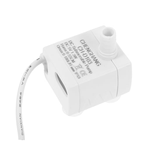 INOOMP USB Mini Tauchpumpe Kleine Wasserpumpe für Aquarien Teiche Tischbrunnen Kompakt USB Betrieben Vielseitig Einsetzbar für Hydrokultur Aquaristik von INOOMP