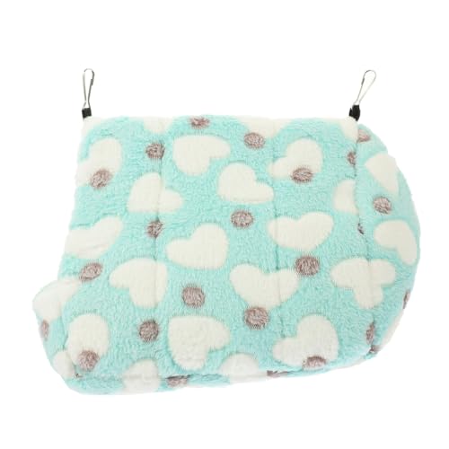 INOOMP Versteckbett für Hamster Nest für Haustier Hamster Hängebett Ruhebett für Hamster Hängematte für Hamster Tragbares Hamsternest Mini-Hamster-Baumwollnest Light Green INOOMP Versteckbett für Hamster Nest für Haustier Hamster Hängebett Ruhebett für Hamster Hängematte für Hamster Tragbares Hamsternest Mini-Hamster-Baumwollnest Light Green von INOOMP