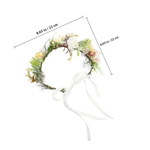 INOOMP Verstellbares Blumen-hundehalsband Hochzeit Blumenkette für Hunde und Katzen Leichtes Multifunktionales Haustier-Accessoire für Feiern Partys Geburtstage und Festliche Anlässe von INOOMP