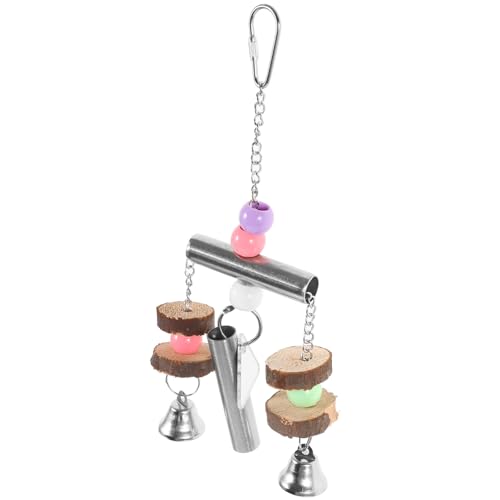 INOOMP Papageien Spielzeug Aus Edelstahl Farbenfrohes Kletterspielzeug Mit Klingel Robustes Kaumaterial Für Kleine Vögel Für Papageienkäfige Und Vogelspielplätze Langlebig Und Sicher INOOMP Papageien Spielzeug Aus Edelstahl Farbenfrohes Kletterspielzeug Mit Klingel Robustes Kaumaterial Für Kleine Vögel Für Papageienkäfige Und Vogelspielplätze Langlebig Und Sicher von INOOMP