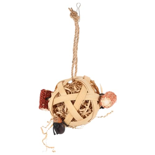 INOOMP Vogel Papageien Zerkleinerungsspielzeug Sittich Kauspielzeug Papageienkäfig Schredder Spielzeug Hängender Futterkorb Vogel Futtersuche Spielzeug Vogelzubehör INOOMP Vogel Papageien Zerkleinerungsspielzeug Sittich Kauspielzeug Papageienkäfig Schredder Spielzeug Hängender Futterkorb Vogel Futtersuche Spielzeug Vogelzubehör von INOOMP
