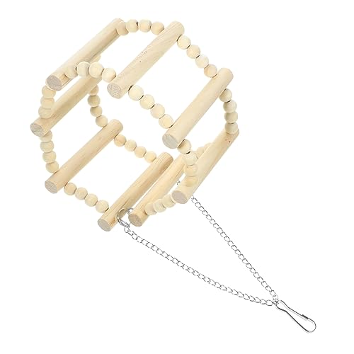 INOOMP Vogel Schaukel aus Holz Robustes Papageienspielzeug zum Aufhängen Sicher und Langlebig für Kleine Papageien und Käfige Einfach zu Montieren Fördert Spiel und Aktivität INOOMP Vogel Schaukel aus Holz Robustes Papageienspielzeug zum Aufhängen Sicher und Langlebig für Kleine Papageien und Käfige Einfach zu Montieren Fördert Spiel und Aktivität von INOOMP