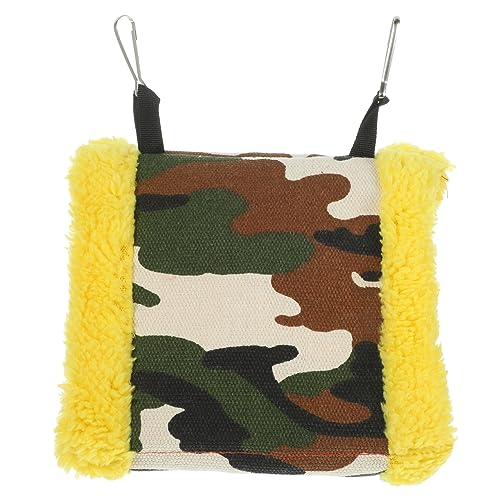INOOMP Hängematte Für Vögel Und Kleine Haustiere Winterbett Für Nymphensittiche Und Wellensittiche Atmungsaktives Und Bequemes Nest Für Käfige Für Ferrets Und Chinchillas von INOOMP