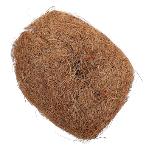 INOOMP Vogelnestmatte Kokosfaser für Vogelnest natürliches Kokosnestpolster Nistmaterial für Eichhörnchen Taubennestmatte natürliche Kokospalme Brown von INOOMP