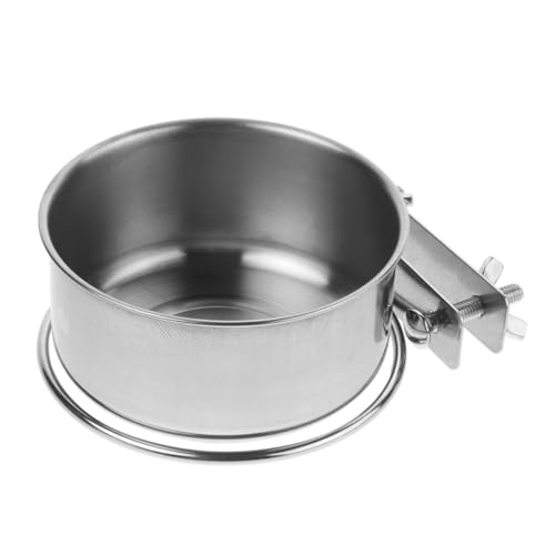 INOOMP Wandmontierter Hundenapf Katzennäpfe Kleine Hundenäpfe Hängender Hundefutterautomat Haustierkuchenschale Hund Wassernapf Hundenapf Füttern Hündchen Schüssel Rostfreier Stahl Silver von INOOMP