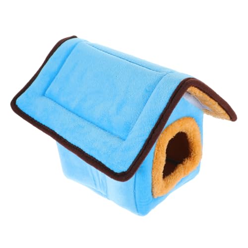 INOOMP Detachable Hamster Hideaway House Warmes Winterhaus Für Chinchillas Und Kleine Haustiere Abnehmbares Und Waschbares Nest Für Komfortable Ruhezone Kaltem INOOMP Detachable Hamster Hideaway House Warmes Winterhaus Für Chinchillas Und Kleine Haustiere Abnehmbares Und Waschbares Nest Für Komfortable Ruhezone Kaltem von INOOMP
