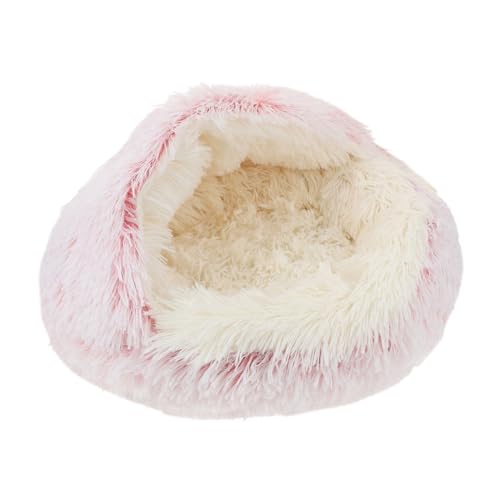 INOOMP Supple Warm Cat Bed Aus Flanell Winterliches Halbgeschlossenes Katzennest Zartem Für Gemütliche Ruhe Und Spiel Für Ihre Katzenfreunde von INOOMP