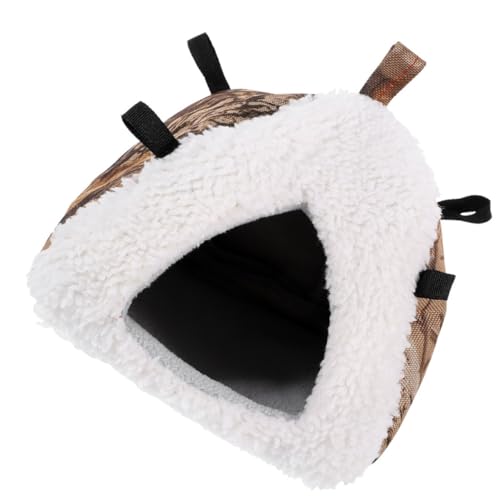 INOOMP Hängendes Chinchilla-Haus Warmes Und Atmungsaktives Nest Für Hamster Meerschweinchen Und Andere Kleintiere Für Wintermonate Großes Design von INOOMP