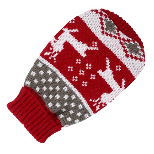 INOOMP Weihnachtlicher Hundepullover Für Katzen Und Hunde Atmungsaktive Und Warme Strickmode Für Feiertage Und Fotoshootings Verschiedenen Erhältlich von INOOMP