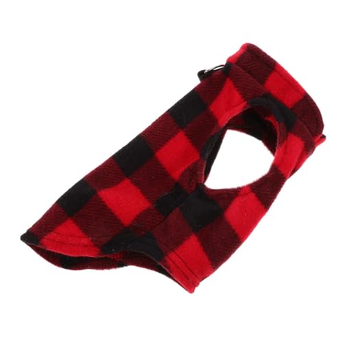 INOOMP Fleece Hundeweste Für Winter Und Herbst Warme Und Bequeme Hundebekleidung Gestreifte Haustierweste Für Kleine Und Mittelgroße Hunde XL von INOOMP