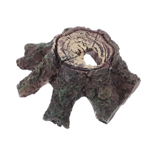 INOOMP Wurzeldekoration Bonsai Aquarium Fischtank Höhle Kleines Aquarium Dekor Baum Felsen Versteckhöhle Dekor Vielseitiges Dickes Themenornament von INOOMP