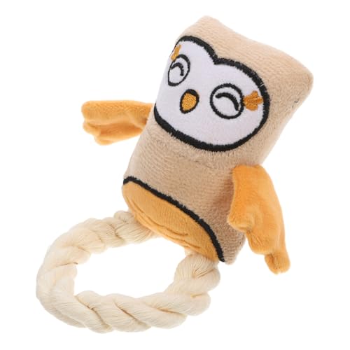 INOOMP ausgestopfte Eule Interaktiver Hund mittelgroßes Kauspielzeug für Hunde Unzerstörbares Hundespielzeug Langlebiges, quietschendes Hundespielzeug Flanell Orange INOOMP ausgestopfte Eule Interaktiver Hund mittelgroßes Kauspielzeug für Hunde Unzerstörbares Hundespielzeug Langlebiges, quietschendes Hundespielzeug Flanell Orange von INOOMP
