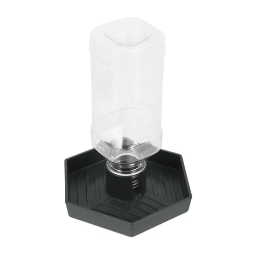 INOOMP automatische Wasserzufuhr Wasserspender für Reptilien Boden-Reptilienschale Reptilientränke Wassernapf Reptilien praktische Tränke für Reptilien Abs Dark Green von INOOMP