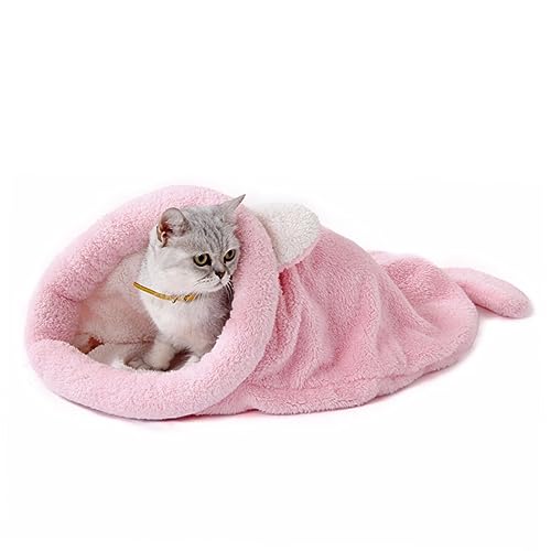 INOOMP für Haustierbetten Haustierunterlage Haustier-Pads Haustierartikel warmes Haustierbett Hundehütte Schlafsack hundehaus Bett Haustier warmes Hundematte Rosa von INOOMP